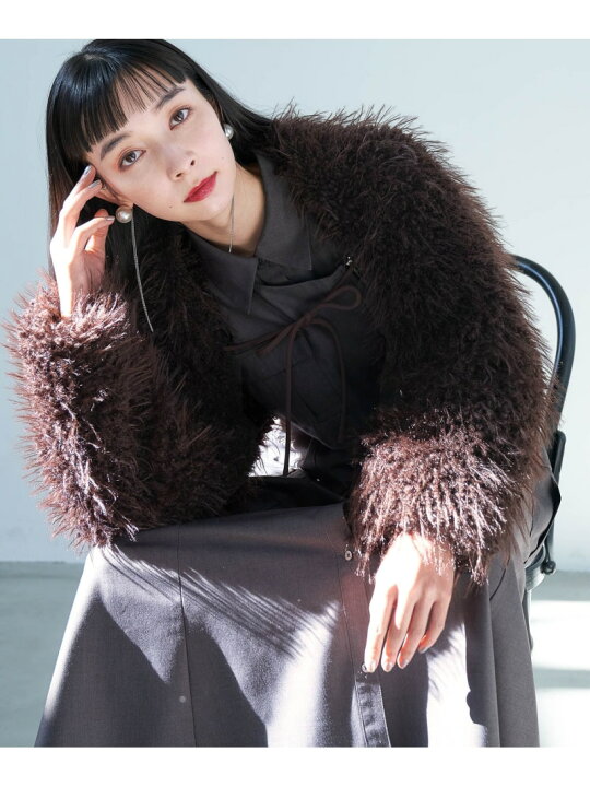 楽天市場】【SALE／50%OFF】ロングファーボレロ HARE ハレ トップス 