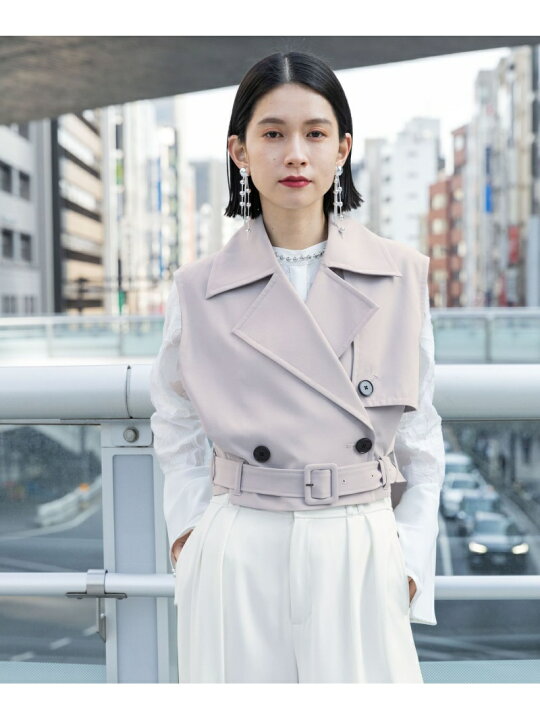 HARE】シンセティックレザーショートトレンチ HARE（ハレ）の「ソデ 