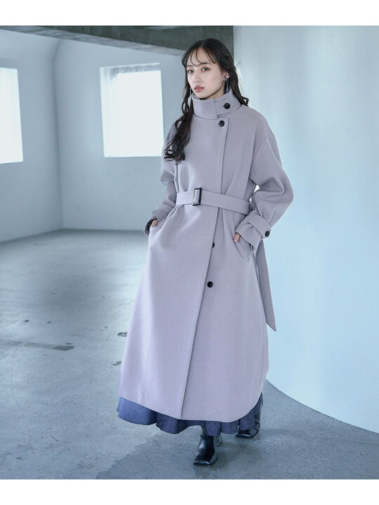 楽天市場】【SALE／55%OFF】ウーリーテック2WAYスタンドロングコート 