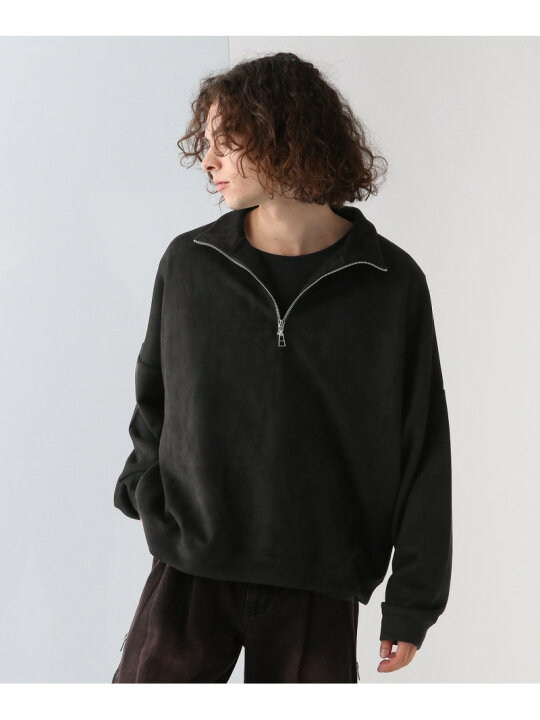 楽天市場】【SALE／17%OFF】SOFTフェイクスウェードハーフZIPプル