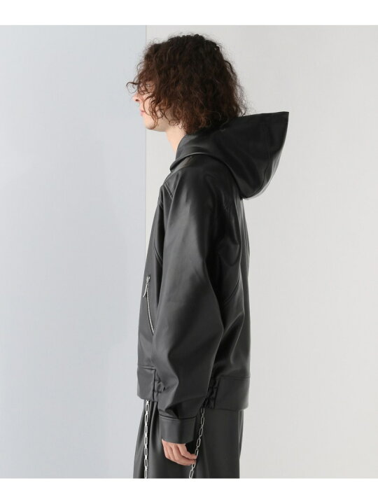 楽天市場】【SALE／50%OFF】フェイクレザーデザインパーカー HARE ハレ 