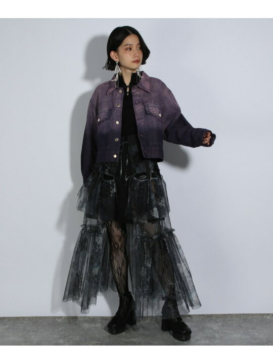 楽天市場】【SALE／28%OFF】グラデーションデニムショートジャケット 