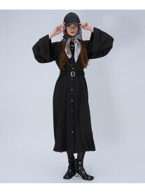 KASANEシャツワンピース HARE ハレ ワンピース・ドレス ワンピース ブラック【送料無料】[Rakuten Fashion]