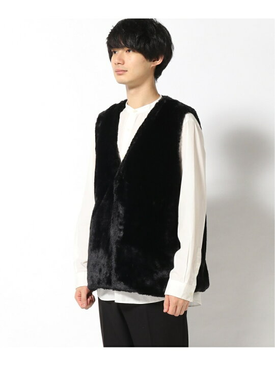 楽天市場】【SALE／30%OFF】(M)1Bスムースファーベスト HARE ハレ 