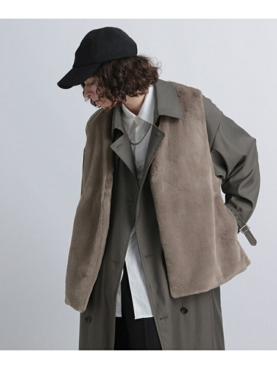 楽天市場】【SALE／30%OFF】(M)1Bスムースファーベスト HARE ハレ 