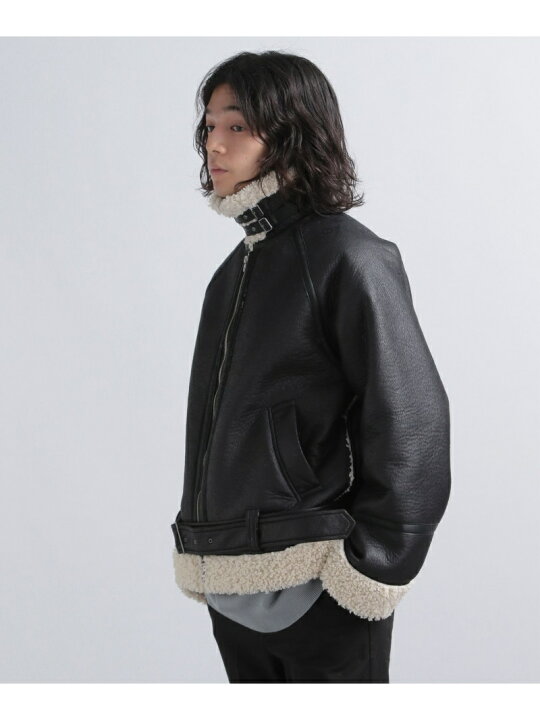 楽天市場】【SALE／40%OFF】(M)B3/FムートンフライトBL HARE ハレ 