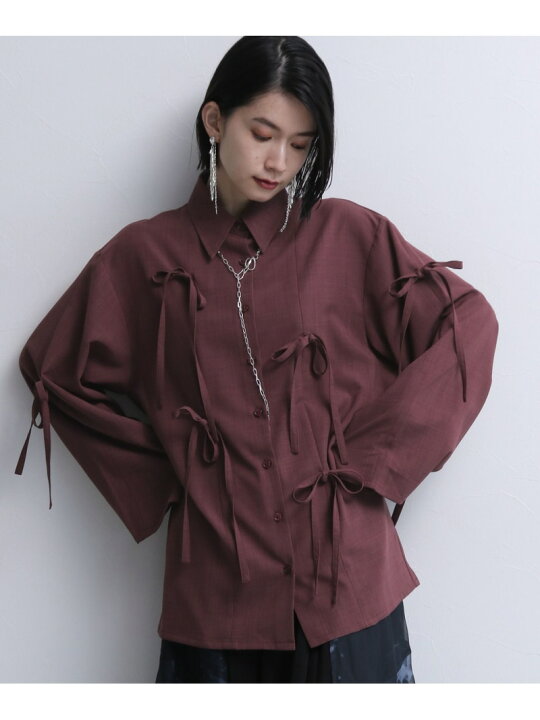 楽天市場】【SALE／46%OFF】リボンデザインシャツ HARE ハレ トップス 