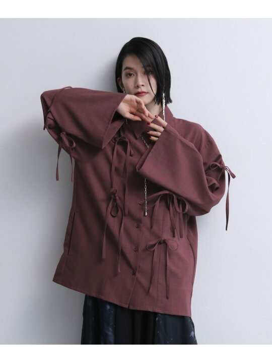 楽天市場】【SALE／46%OFF】リボンデザインシャツ HARE ハレ トップス 