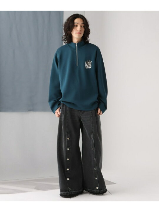 楽天市場】【SALE／16%OFF】フロントボタンワイドデニム HARE ハレ 