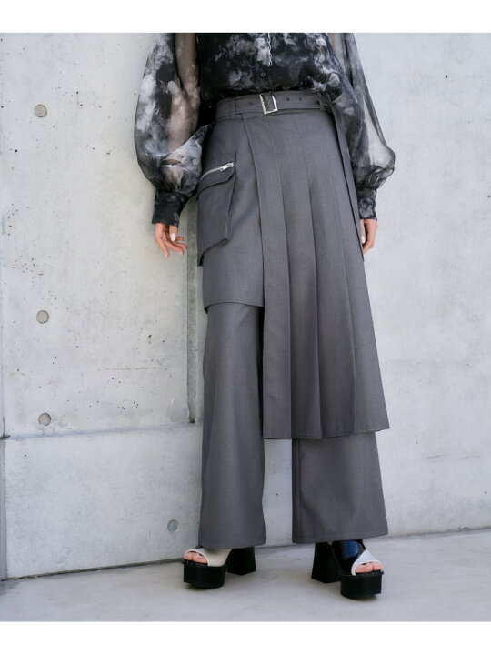 楽天市場】ジップレイヤードラップパンツ HARE ハレ パンツ その他の 