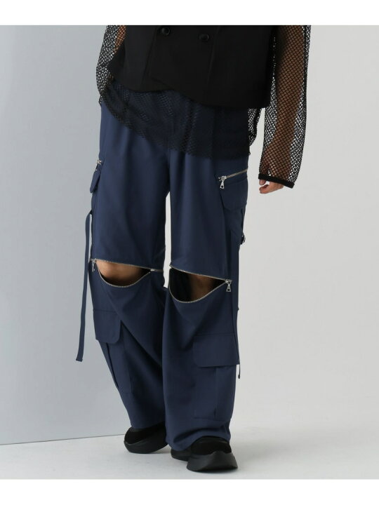 楽天市場】【SALE／55%OFF】【SET UP対応】2WAY-ZIPカーゴパンツ HARE 
