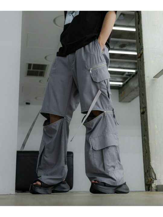 楽天市場】【SALE／30%OFF】【SET UP対応】2WAY-ZIPカーゴパンツ HARE 