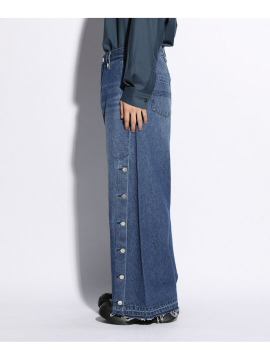 楽天市場】【SALE／30%OFF】サイドボタンワイドデニムパンツ HARE ハレ 