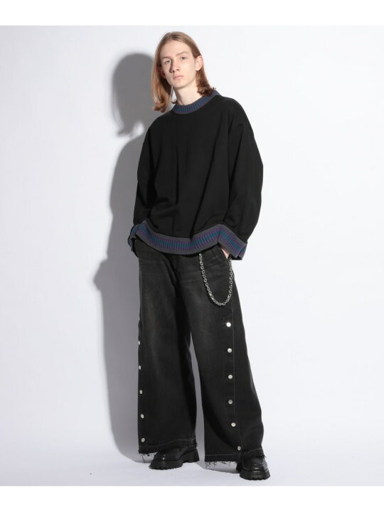 楽天市場】【SALE／30%OFF】サイドボタンワイドデニムパンツ HARE ハレ  