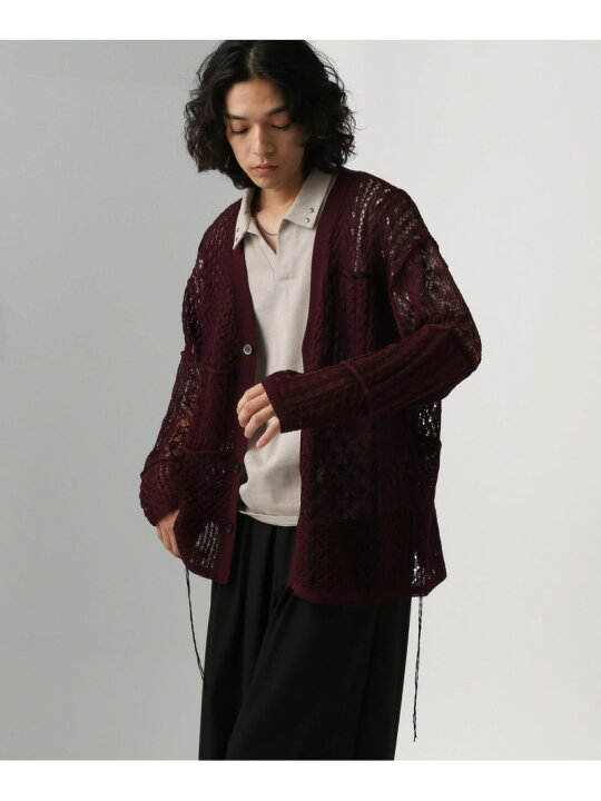 楽天市場】【SALE／37%OFF】スカシアミステッチニットカーディガン 