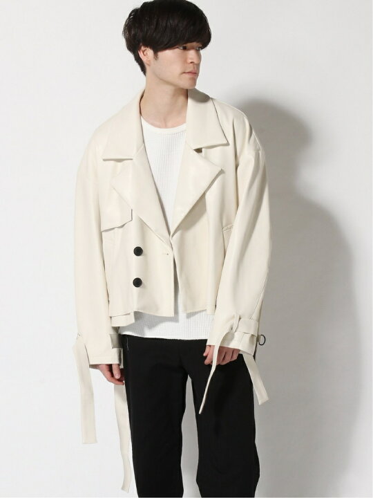 楽天市場】【SALE／30%OFF】(M)STレザーショートトレンチ HARE ハレ  