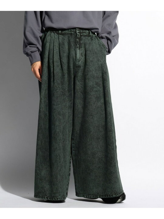 楽天市場】【SALE／50%OFF】DABOルーズカラーデニムパンツ HARE 