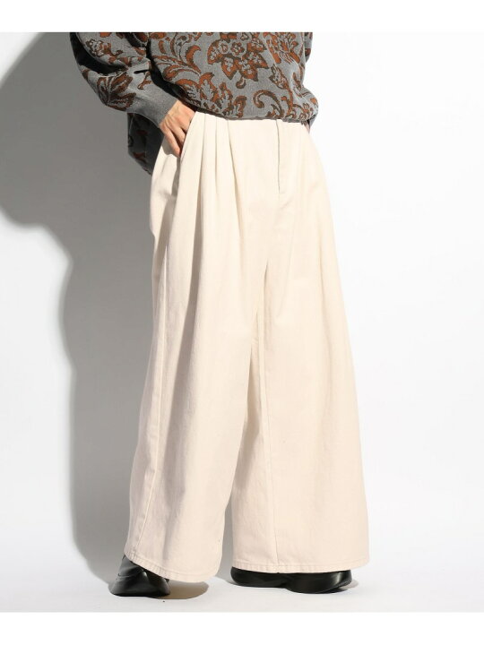 楽天市場】【SALE／50%OFF】DABOルーズカラーデニムパンツ HARE ハレ