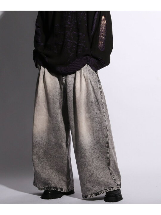 楽天市場】【SALE／50%OFF】DABOルーズカラーデニムパンツ HARE ハレ 