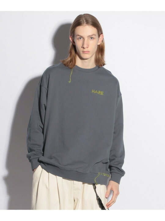楽天市場】【SALE／50%OFF】ハンドステッチHAREロゴスウェット HARE 
