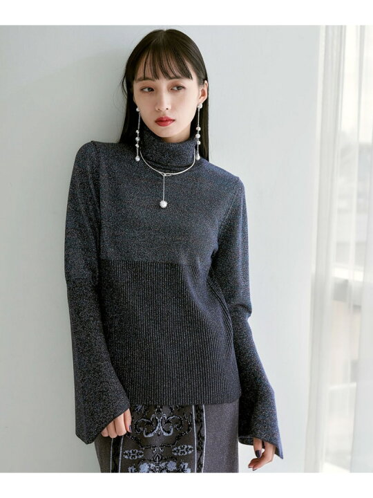 楽天市場】【SALE／28%OFF】(W)フレアソデラメタートルニット HARE 