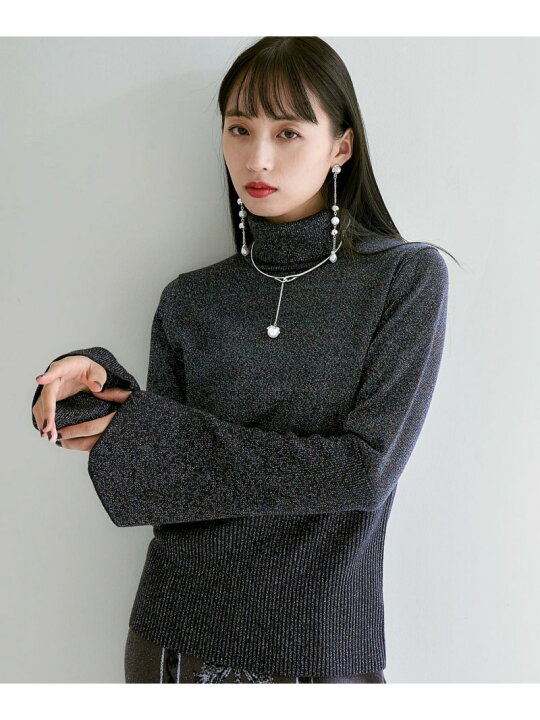 楽天市場】【SALE／28%OFF】(W)フレアソデラメタートルニット HARE 