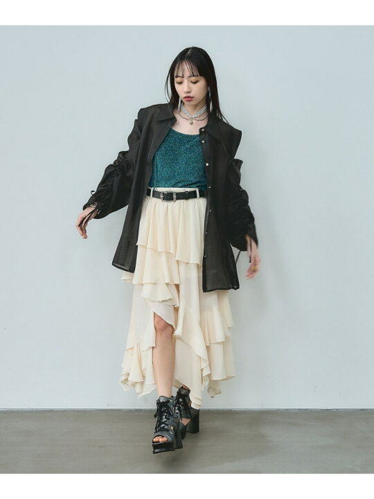 楽天市場】【接触冷感】マルチWAYシアーオフショルシャツ HARE ハレ 