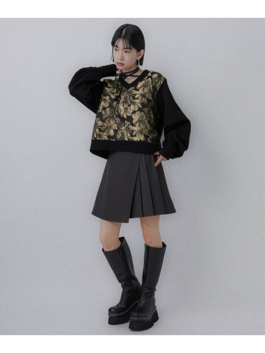 楽天市場】【SALE／30%OFF】ストリングジャガードキリカエVネック 