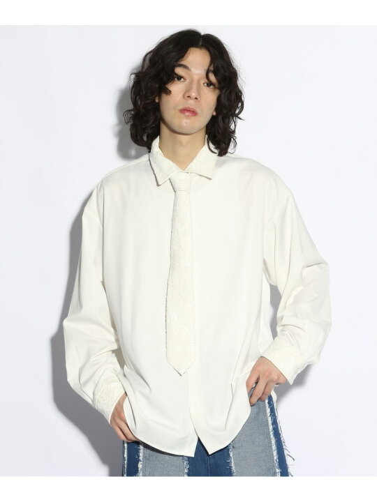 楽天市場】【SALE／28%OFF】レースネクタイツキシャツ HARE ハレ 