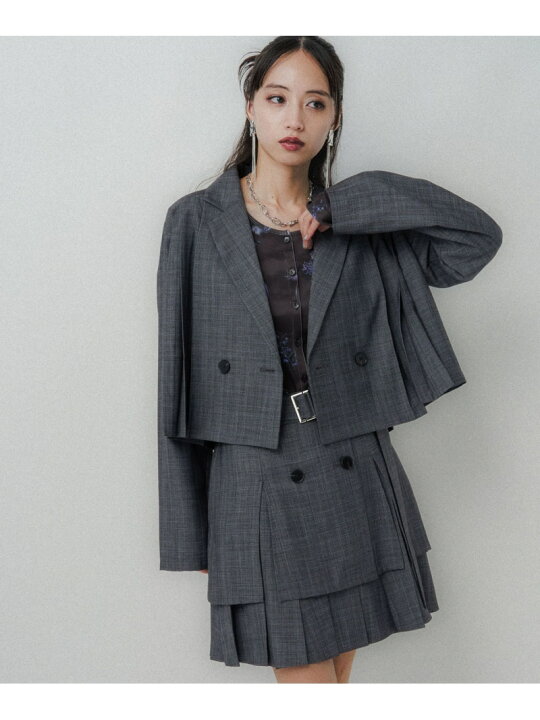 楽天市場】【SALE／15%OFF】2Pメランジショートジャケット*スカパン 