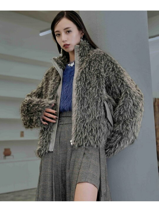 楽天市場】【SALE／46%OFF】スタンドファーブルゾン HARE ハレ 
