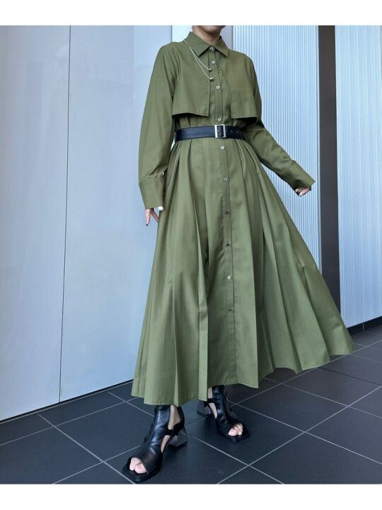 楽天市場】プリーツフェイクレザーベルトワンピース HARE ハレ  