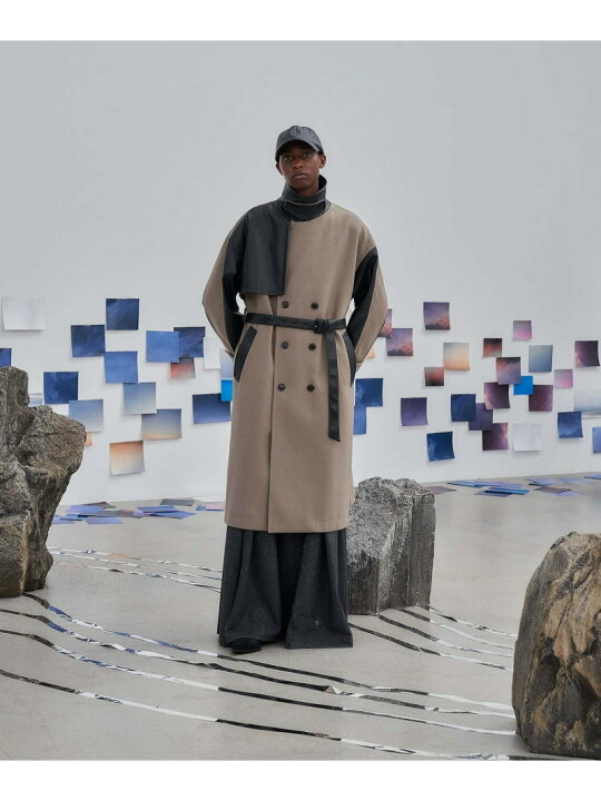 楽天市場】(M)WT/Fレザーキリカエトレンチ HARE ハレ ジャケット  