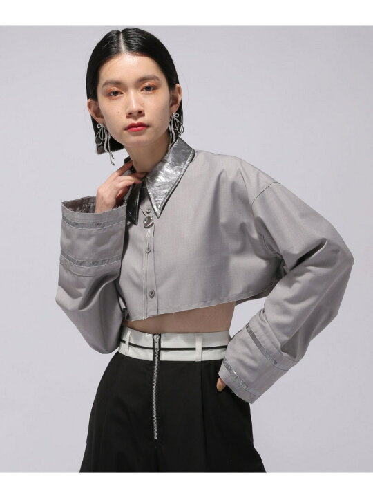 楽天市場】【SALE／30%OFF】メタリックキリカエショートシャツ HARE 