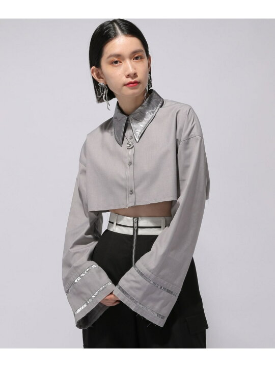 楽天市場】【SALE／30%OFF】メタリックキリカエショートシャツ HARE 
