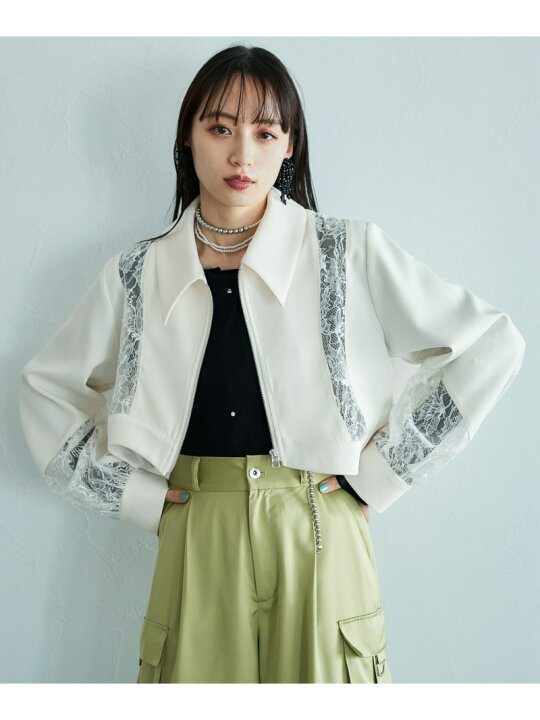 楽天市場】【SALE／35%OFF】スパンコールレースブルゾン HARE ハレ 
