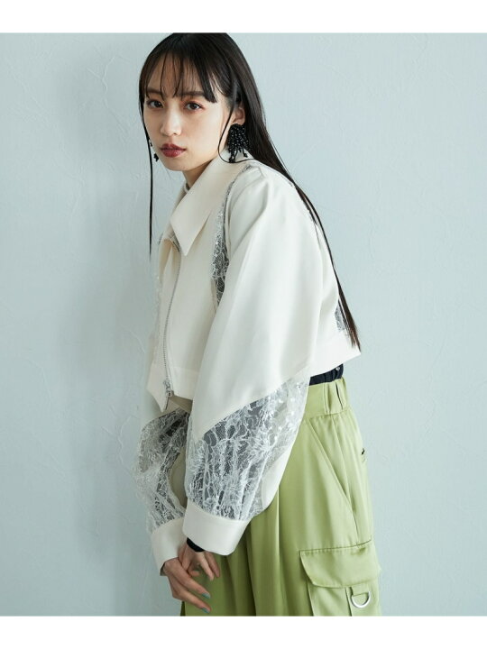 楽天市場】【SALE／35%OFF】スパンコールレースブルゾン HARE ハレ 