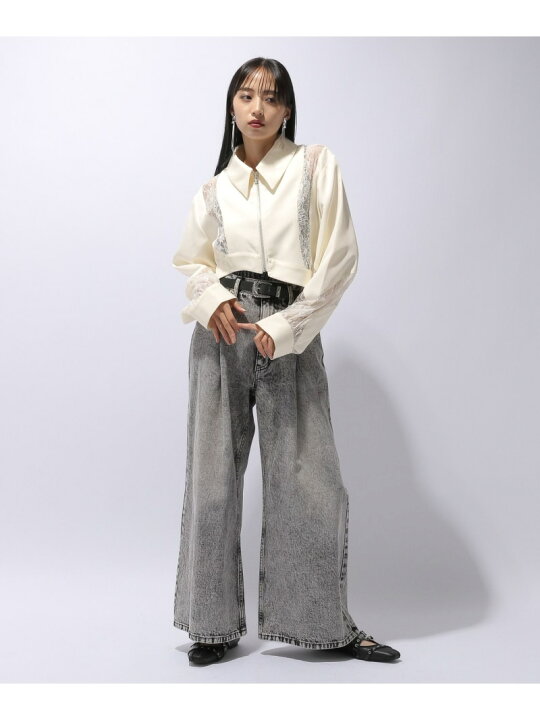楽天市場】【SALE／35%OFF】スパンコールレースブルゾン HARE ハレ 