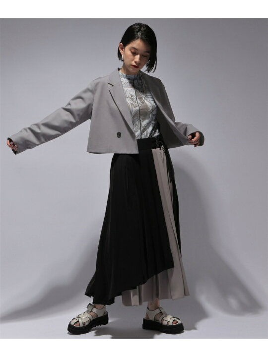 楽天市場】【SALE／30%OFF】(W)ショートジャケット*ワイドパンツSETUP 