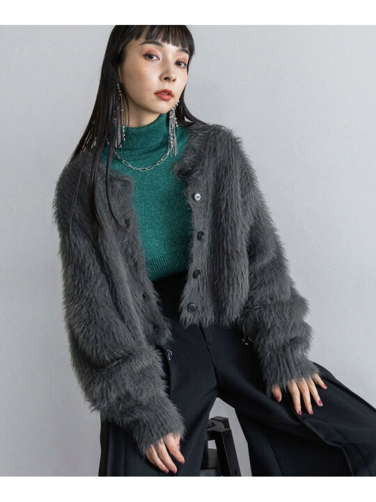 楽天市場】【SALE／25%OFF】2WAYロングシャギーカーディガン HARE ハレ 