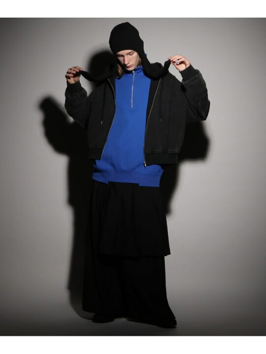 楽天市場】【UNDERGROUND MODE】ZIPラインハーフZIPスウェット HARE 