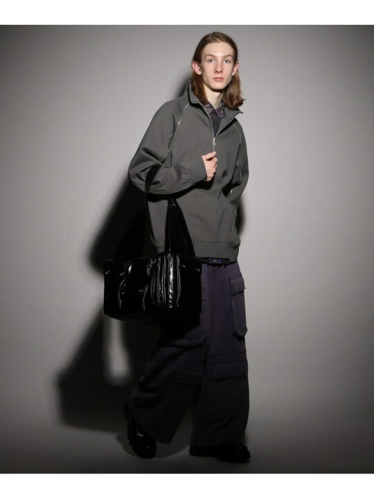 楽天市場】【UNDERGROUND MODE】ZIPラインハーフZIPスウェット HARE  