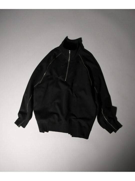 楽天市場】【UNDERGROUND MODE】ZIPラインハーフZIPスウェット HARE 