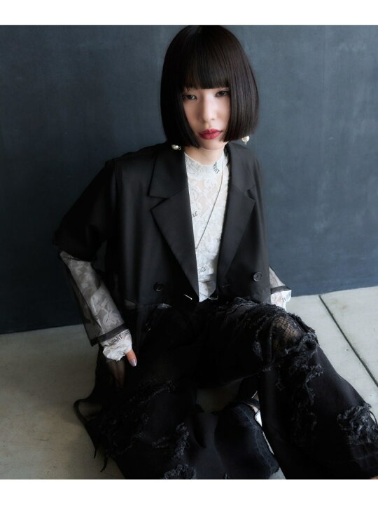 楽天市場】【SALE／50%OFF】シアーキリカエダブルジャケット HARE ハレ 