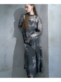 【CEREMONY】2Pシアーフラワーワンピース HARE ハレ ワンピース・ドレス ワンピース ブラック ブルー【送料無料】[Rakuten Fashion]