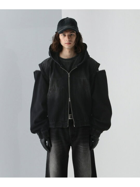 楽天市場】【SALE／44%OFF】2WAYデニムフードブルゾン HARE ハレ 