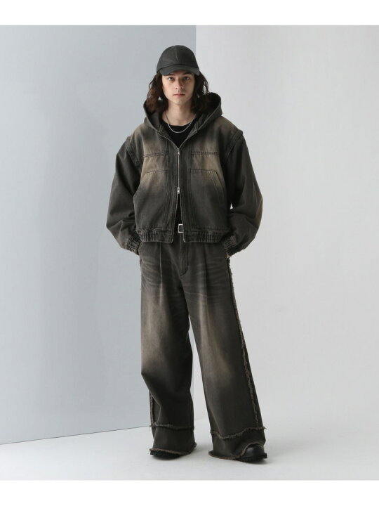 楽天市場】【SALE／44%OFF】2WAYデニムフードブルゾン HARE ハレ 