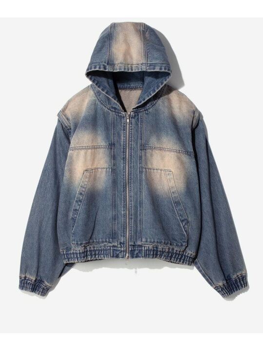楽天市場】【SALE／44%OFF】2WAYデニムフードブルゾン HARE ハレ 