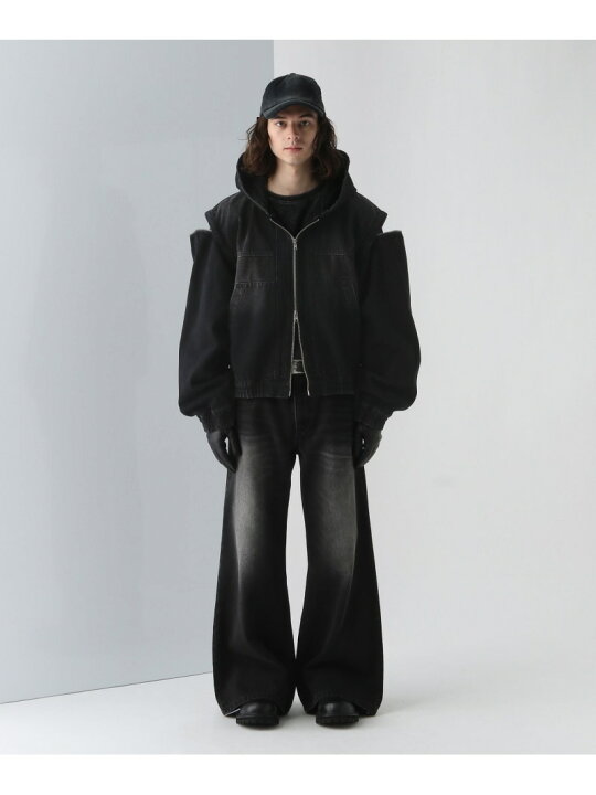 楽天市場】【SALE／44%OFF】2WAYデニムフードブルゾン HARE ハレ 