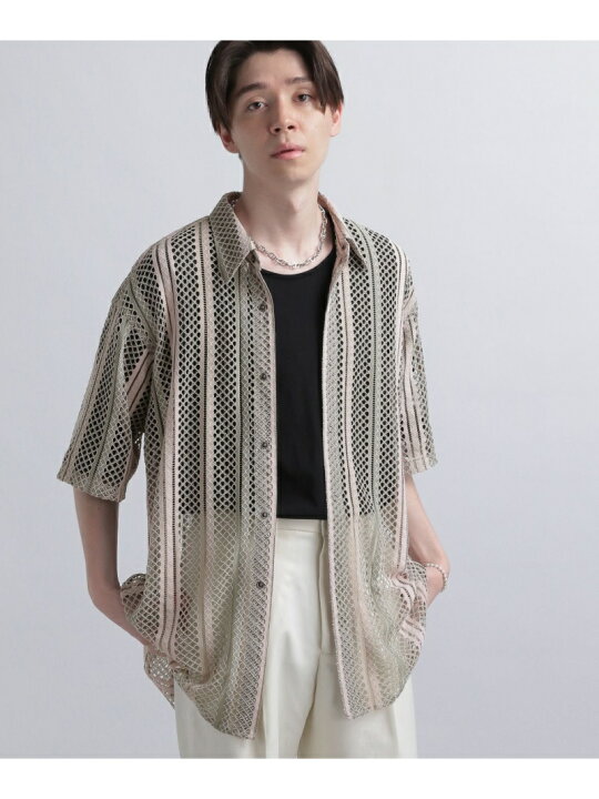 楽天市場】(M)SカラーメッシュSH/SS HARE ハレ トップス シャツ 